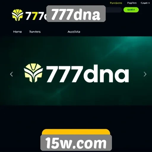 Análise das funcionalidades do site 777dna