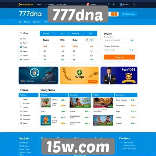 Interface e usabilidade do site 777dna