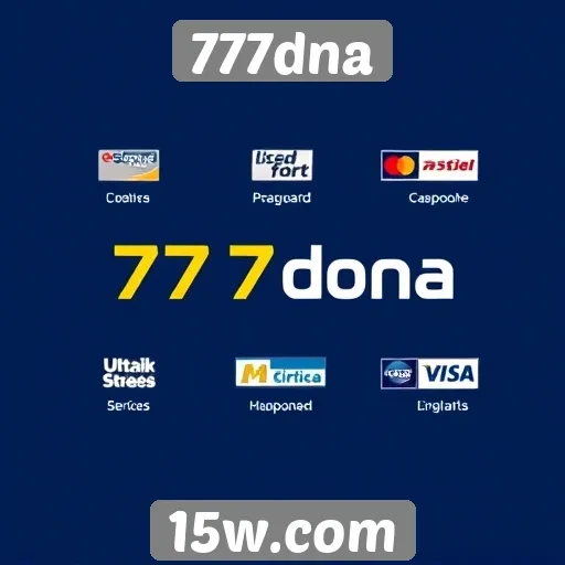 Opções de pagamento disponíveis no 777dna