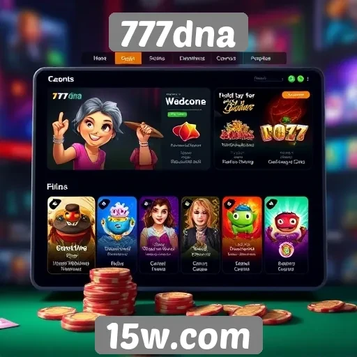 Experiência do usuário no 777dna e sua interface