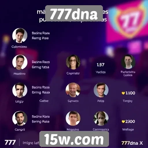 Estatísticas de usuários no 777dna