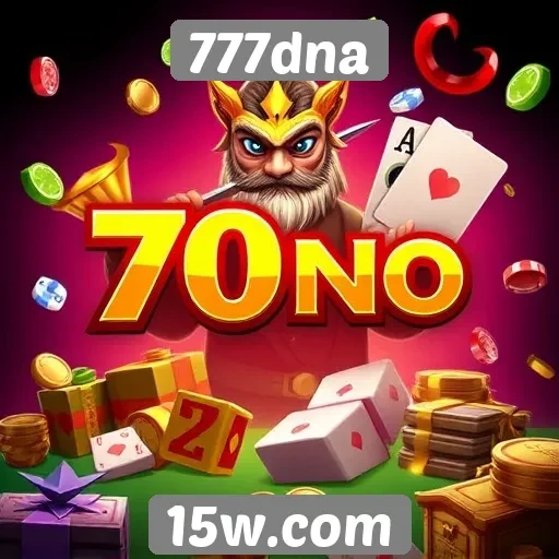 Variedade de jogos disponíveis no 777dna