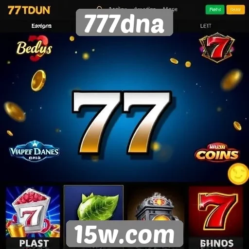 Oferta de jogos variados e suas categorias no 777dna
